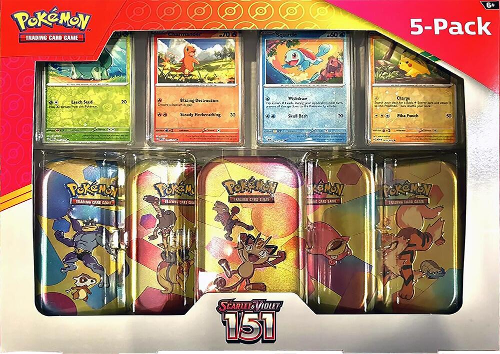 Pokemon TCG - Scarlet & Violet "151" (Mini tin 5 Pack X 2) (Costco Exc Premier Hobby Collective Pokemon TCG - Scarlet & Violet "151" (Mini tin 5 Pack X 2) (Costco Exc Premier Hobby Collective