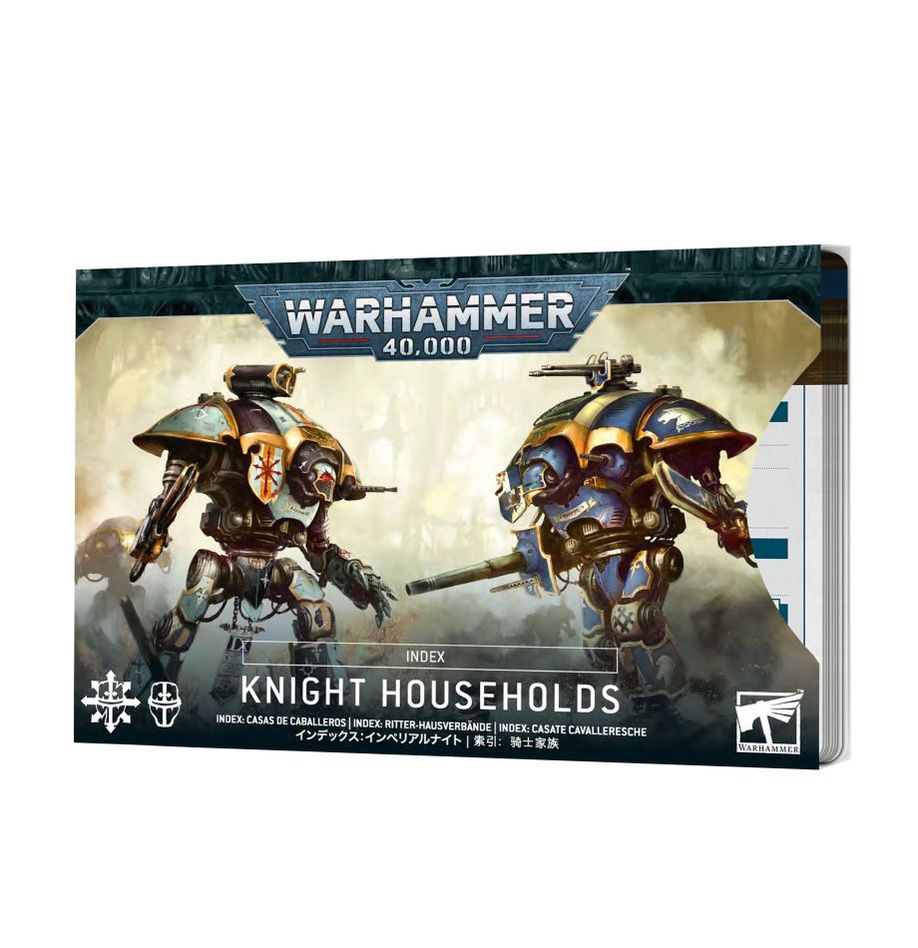 40K - INDEX CARDS: KNIGHT HOUSEHOLDS (ENG)