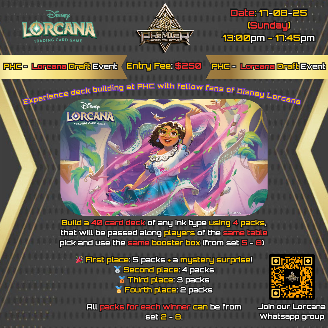 PHC - Disney Lorcana TCG "Draft" (Event ticket)