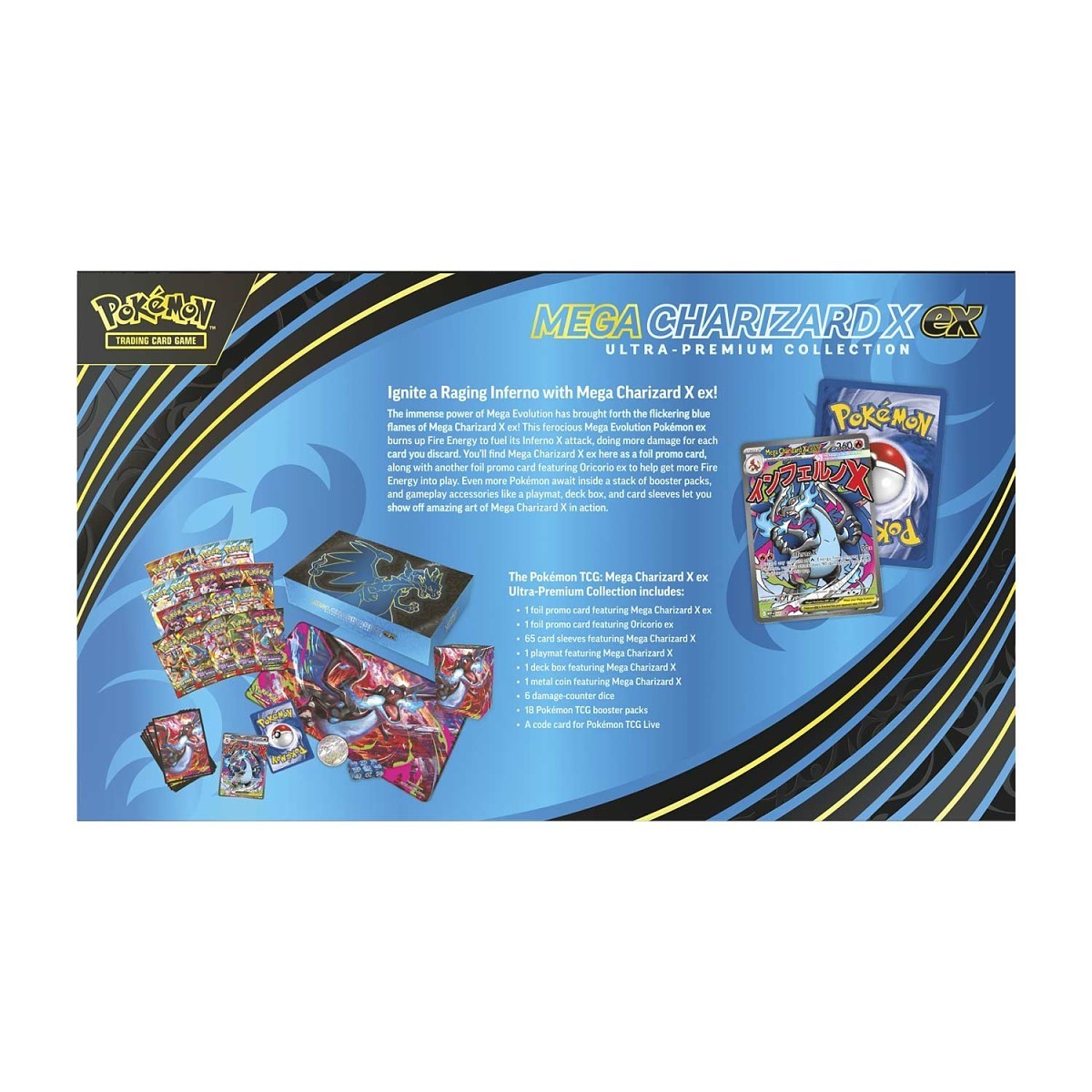 Pokemon TCG - Phantasmal Flames "Mega Charizard X EX" (Ultra - Premium Collection) (EN)