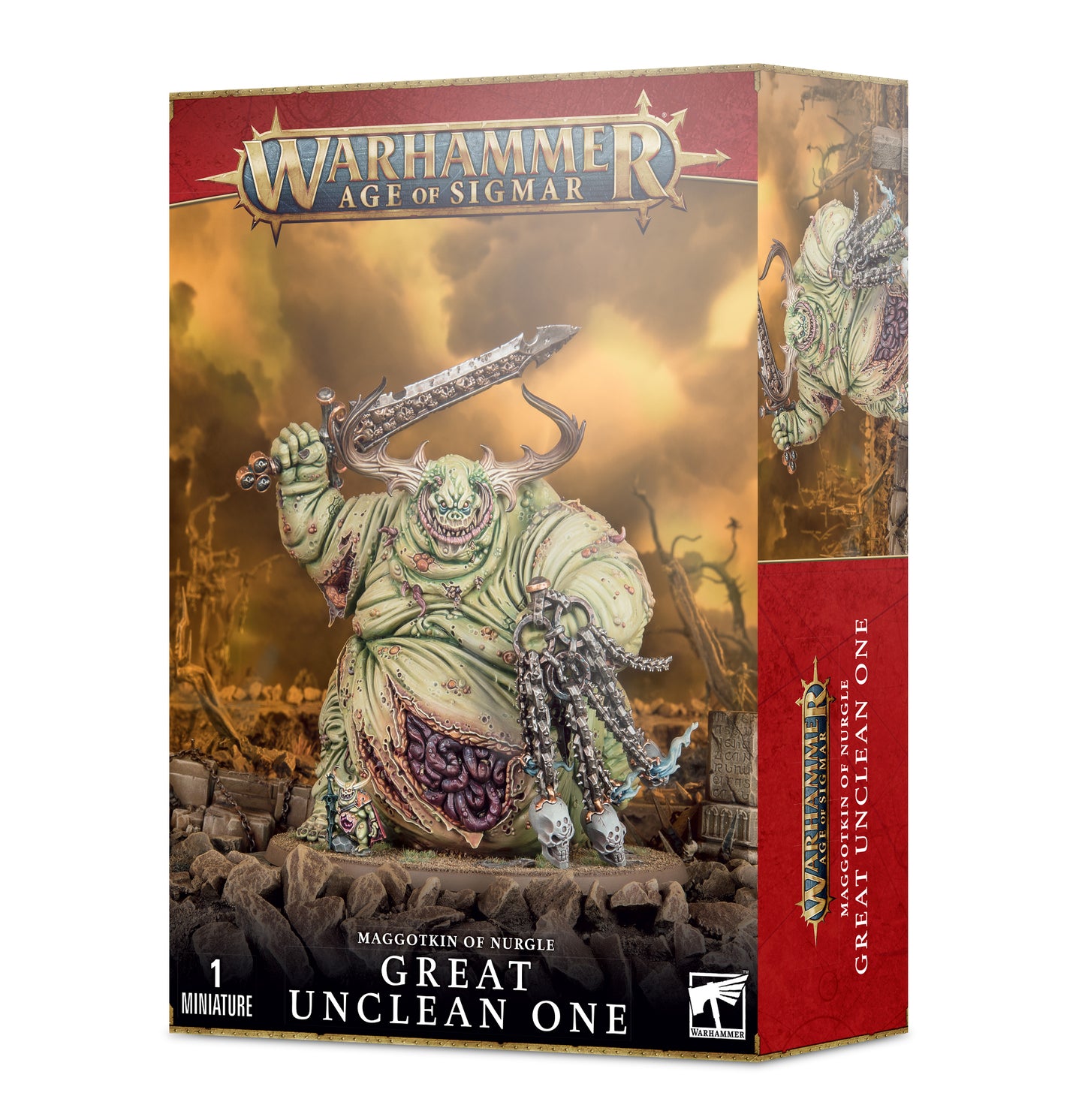 AOS - MAGGOTKIN OF NURGLE: GREAT UNCLEAN ONE