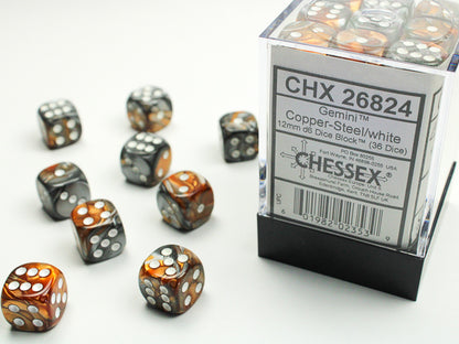 Chessex- (6 face dice)12mm D6 (36dices)