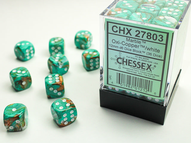 Chessex- (6 face dice)12mm D6 (36dices)