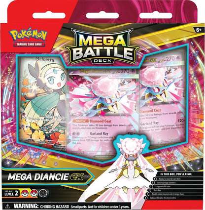 (Pre Order) Pokemon TCG -  Mega Evolution "Gengar EX / Mega Diancie EX" (Mega Battle Deck) (EN) (Cut Of 09-11)