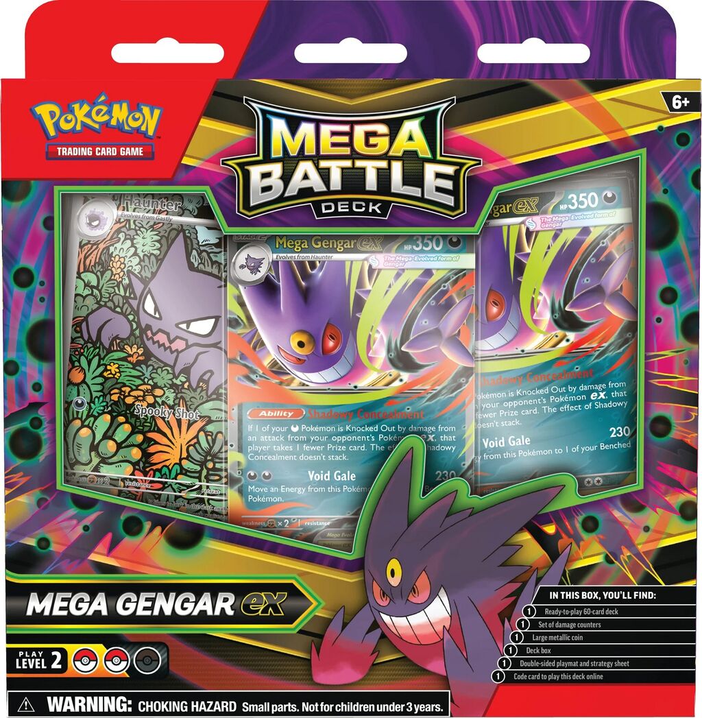 (Pre Order) Pokemon TCG -  Mega Evolution "Gengar EX / Mega Diancie EX" (Mega Battle Deck) (EN) (Cut Of 09-11)