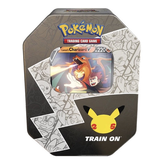Pokemon TCG - 25th Anniversary Celebrations "Lance's Charizard V / Dark Sylveon V" (Mini tin sets) (EN)