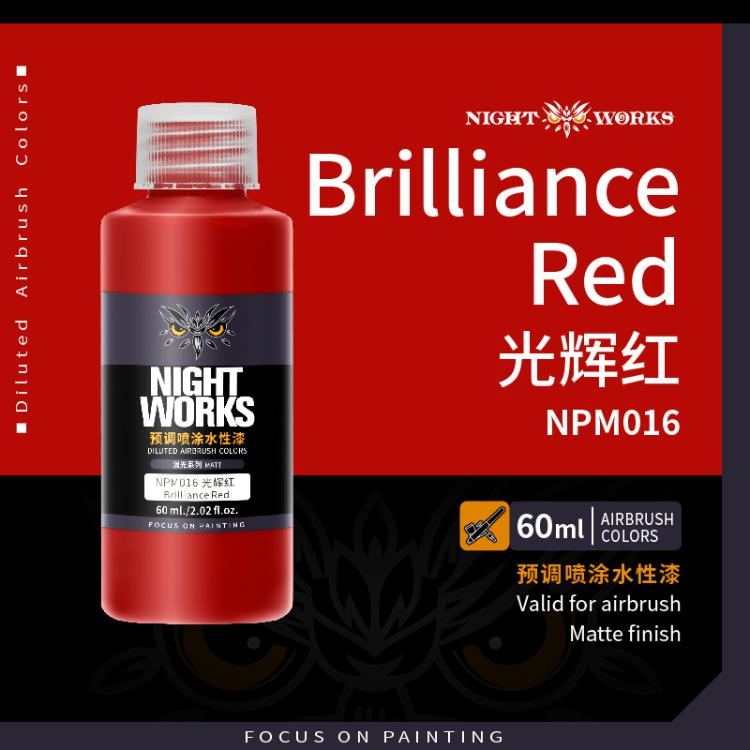 (NightWorks) Brilliance Red (Diluted Air Brush Colours)