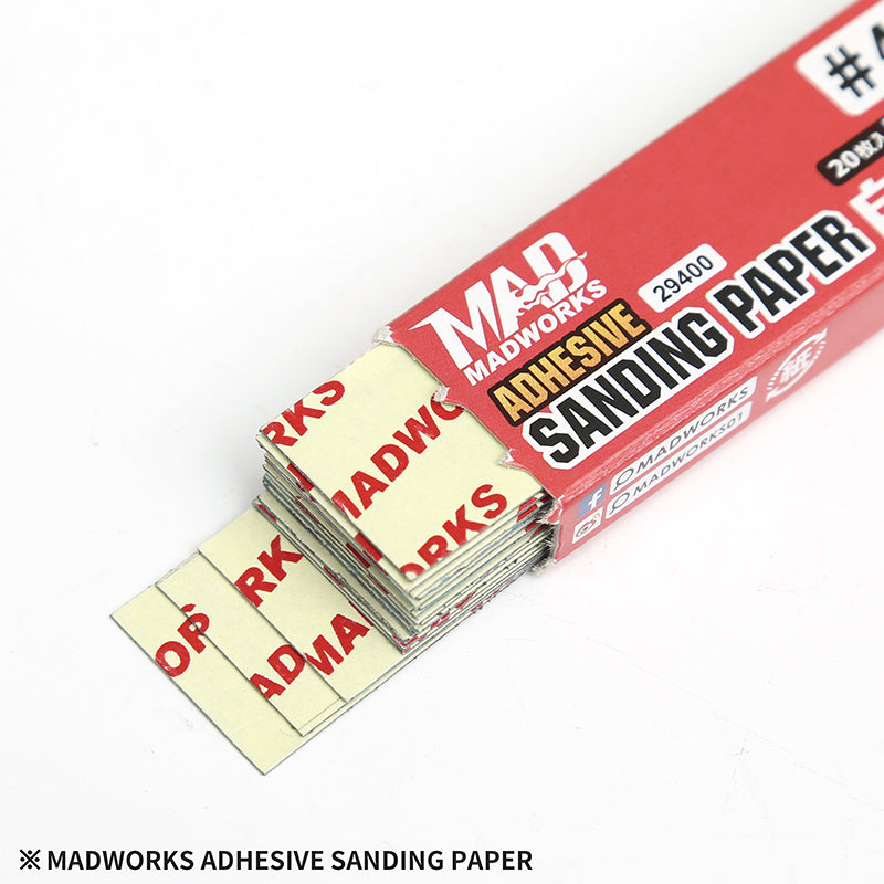 MAD Adehesive Sanding Paper #400 - 20 Pcs