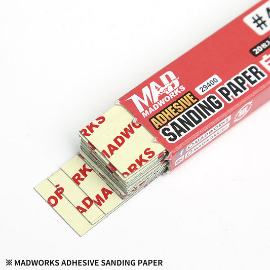 MAD Adehesive Sanding Paper #400 - 20 Pcs