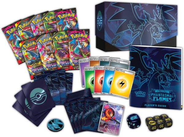 (Pre order) Pokemon TCG - Mega Evolution ME02 "Phantasmal Flames" Elite Trainer Box (Std / Pokermon Center Ver) (EN) (Cut off 02-11)