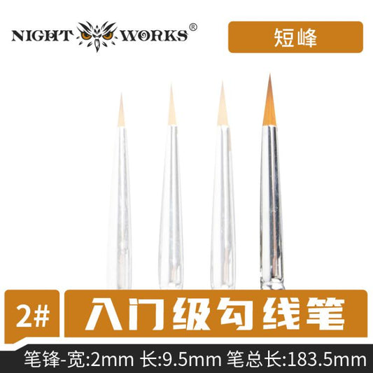 (Night Works) Standard Sable Brushes Soft Tip (S)