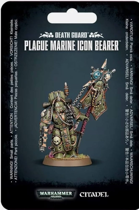 40K - DEATH GUARD: PLAGUE MARINE ICON BEARER