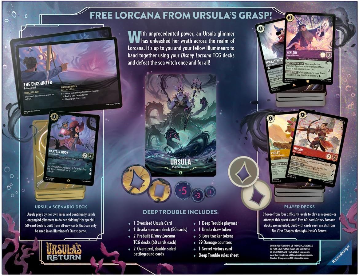 Lorcana TCG - Set 4 Illumineer's Quest "Deep Trouble" (EN)