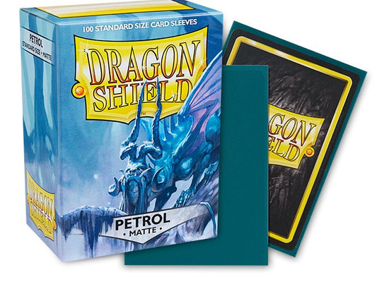 Dragon Shield 100 - Standard Deck Protector Sleeves - Petrol (Matte)