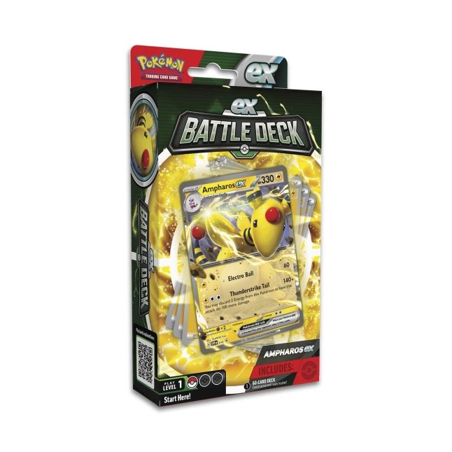 Pokemon TCG -  "Ampharos EX" (Battle Deck) (EN)