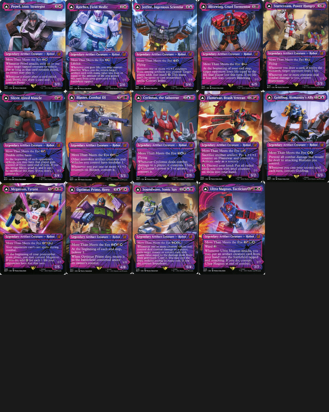 Magic: The Gathering "The Brothers' War" (BRR) Series