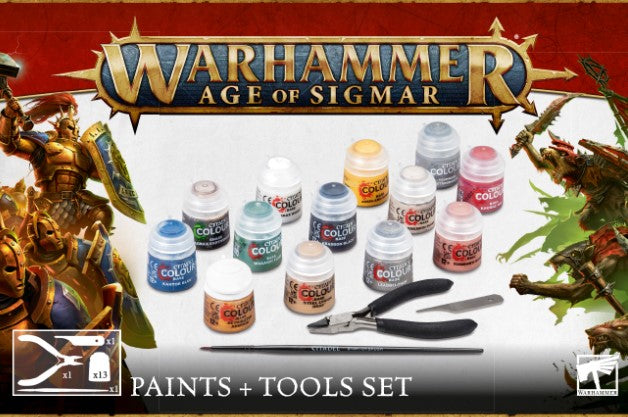 Age of Sigmar PAINTS + TOOLS SET (JPN/SIM+TRA CHN)
