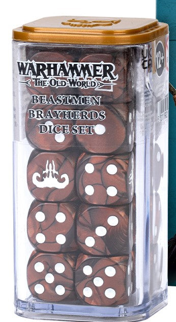 TOW - THE OLD WORLD: BEASTMEN BRAYHERDS DICE (Cut-Off 7-6)