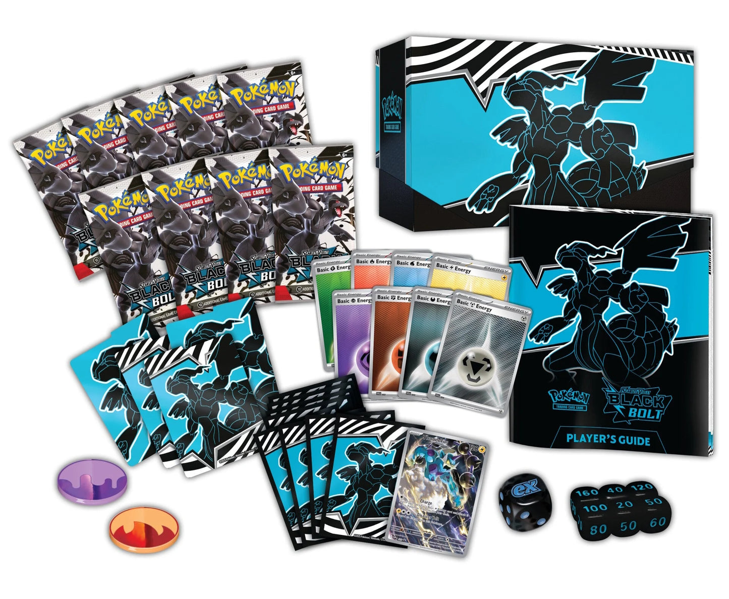 Pokemon TCG - Scarlet & Violet SV10.5 "Black Bolt / White Flare" Elite Trainer Box (EN)