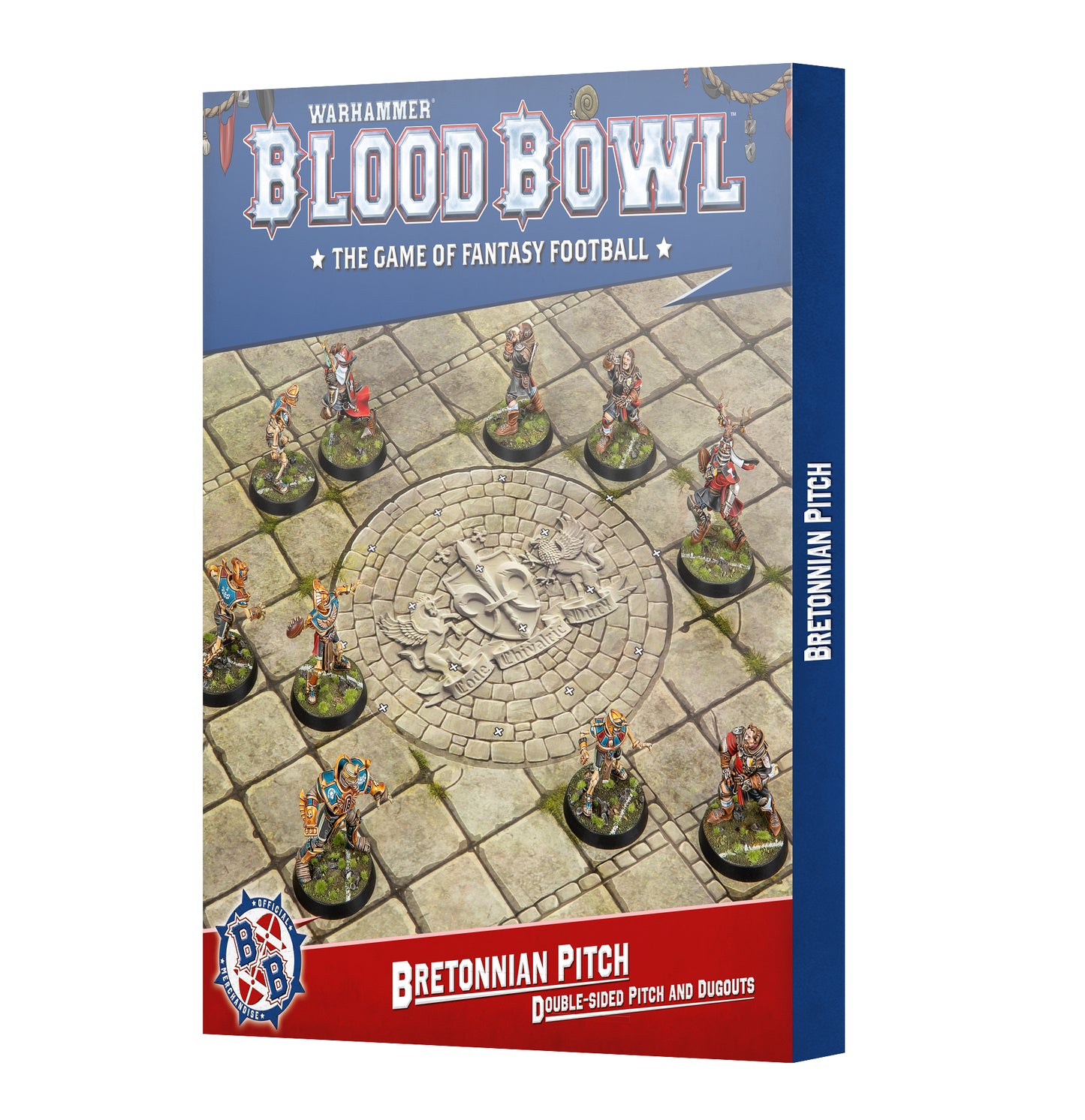 (Pre-Order) BB - B/BOWL: BRETONNIAN TEAM PITCH & DUGOUTS (Cut-Off  08-11-2025)
