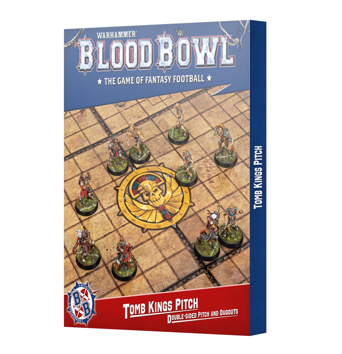 (Pre-Order) BB - B/BOWL: TOMB KINGS TEAM PITCH & DUGOUTS (Cut-Off  08-11-2025)
