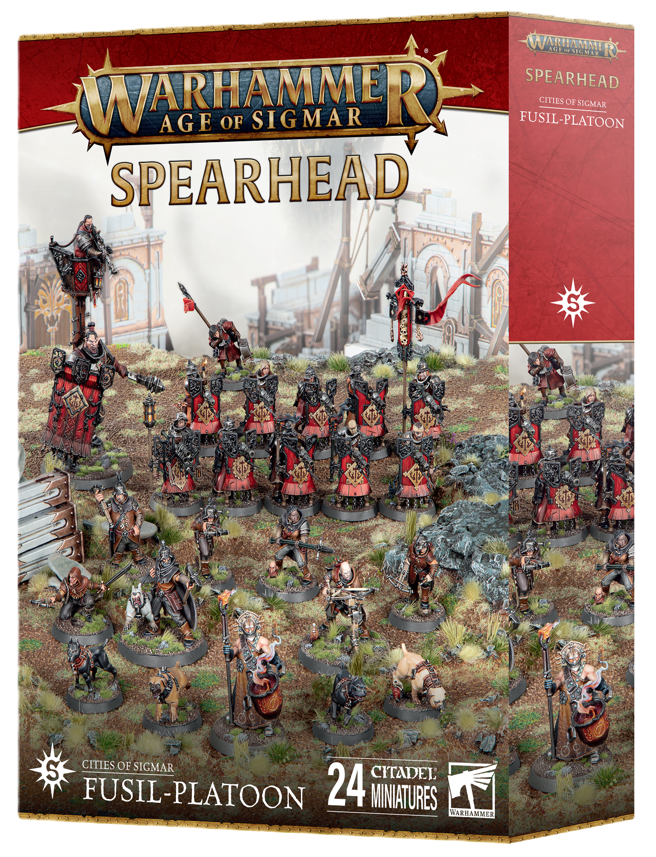 AOS - SPEARHEAD:CITIES OF SIGMAR FUSIL-PLATOON (Cut-Off 7-6)
