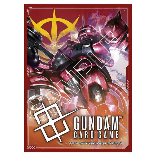 Gundam GCG -  [Official Card Sleeves 01] "Char's Zaku Ⅱ/Zeon" (70 Sleeves)