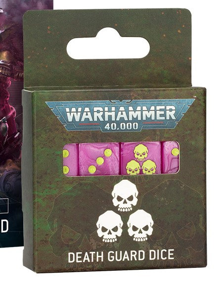 WARHAMMER 40000: DEATH GUARD DICE SET (Cut-Off 03-05-25)