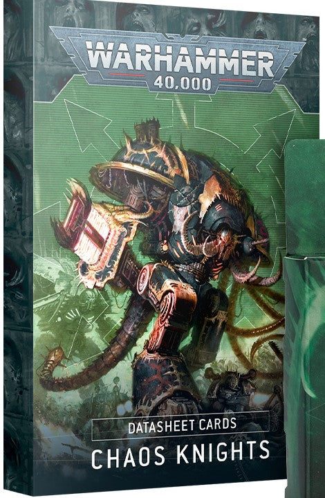 40K - DATASHEET CARDS: CHAOS KNIGHTS (ENG) (Cut-Off 14-6)