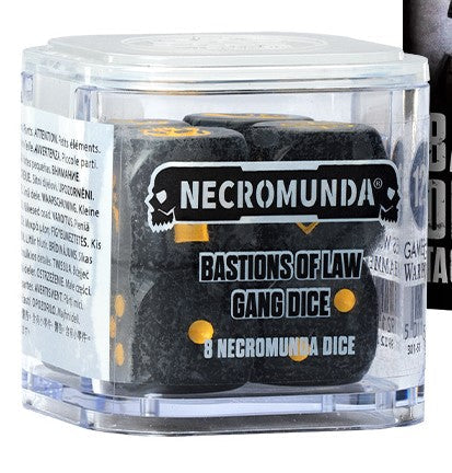 40K- NECROMUNDA:BASTIONS OF LAW GANG DICE SET