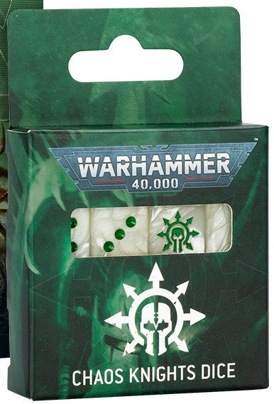 40K - WARHAMMER 40000: CHAOS KNIGHTS DICE (Cut-Off 14-6)