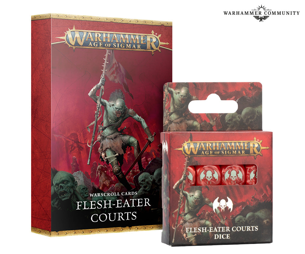 AOS WARSCROLL CARDS:FLESH-EATER COURTS (CHN)
