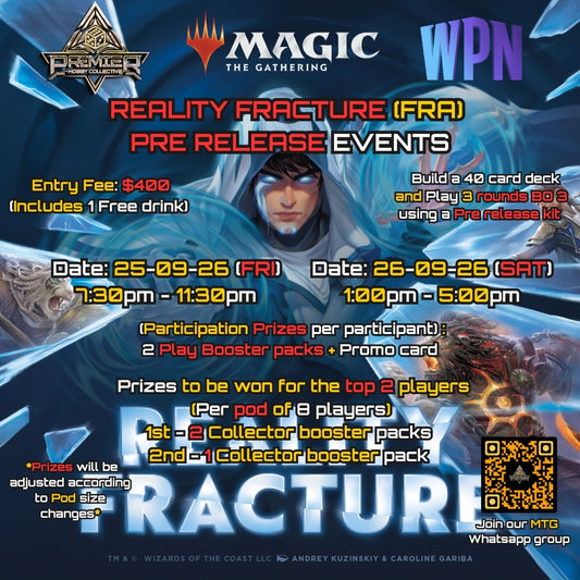 MTG -  Event Reality Fracture (FRA) "Pre-Release" Event