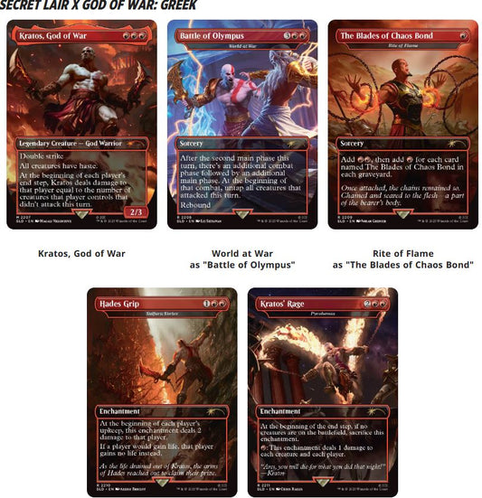 (Pre Order) Secret Lair - "God of War" Set (Cut off 19-10)