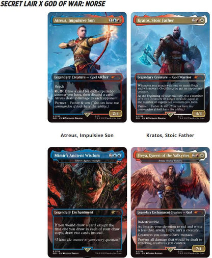 (Pre Order) Secret Lair - "God of War" Set (Cut off 19-10)