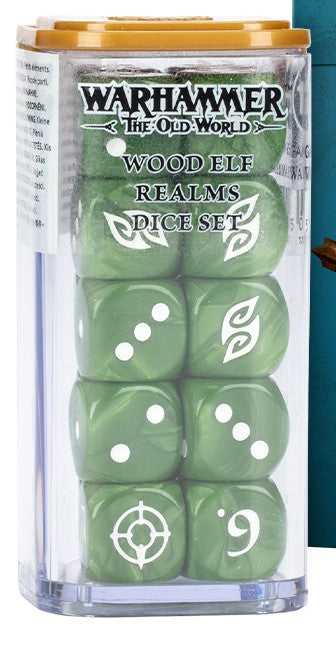 TOW - THE OLD WORLD: WOOD ELF REALMS DICE (Cut-Off   - 24-5-2025)