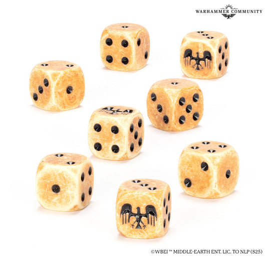 LOTR - MIDDLE-EARTH SBG:HILL TRIBESMEN DICE SET (Cut-Off 27 - 09  -2025)