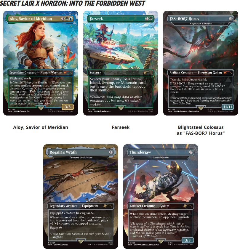 (Pre Order) Secret Lair - "Horizon: Into the Forbidden West" Set (Cut off 19-10)