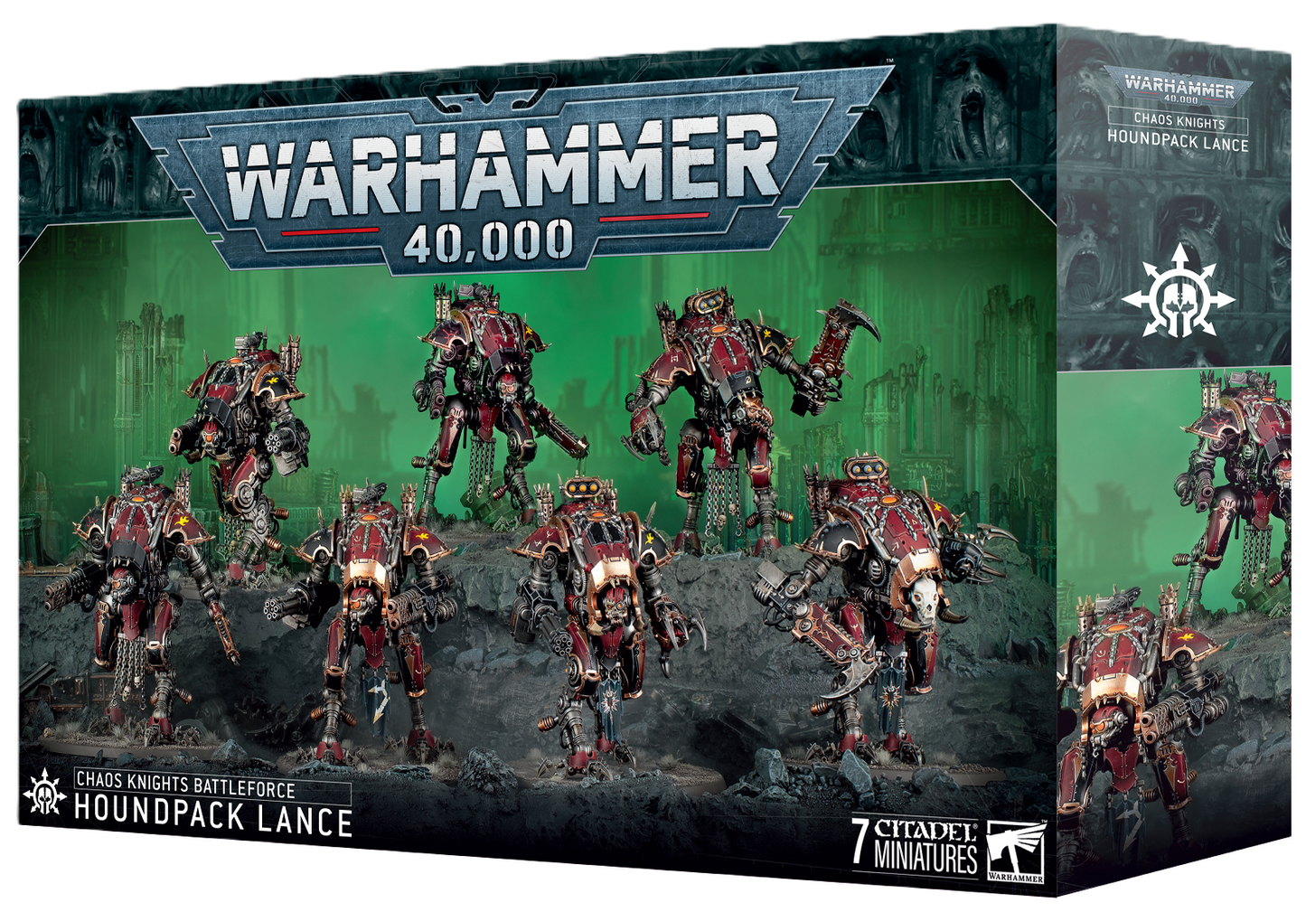 40K - CHAOS KNIGHTS: HOUNDPACK LANCE (Cut-Off 14-6)