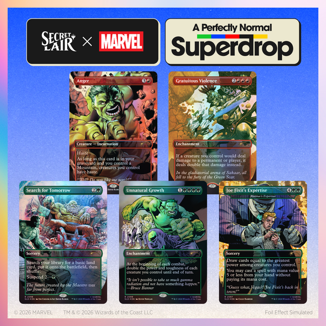 Secret Lair - "Marvel" Series