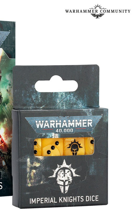 40K - WARHAMMER 40000: IMPERIAL KNIGHTS DICE (Cut-Off 13 - 9 -2025)