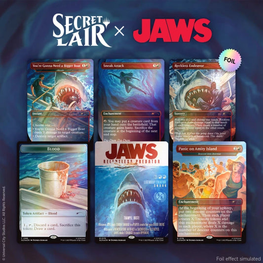 (Pre Order) Secret Lair - "Jaws: Terror of Amity Island" Set (Cut off 19-10)