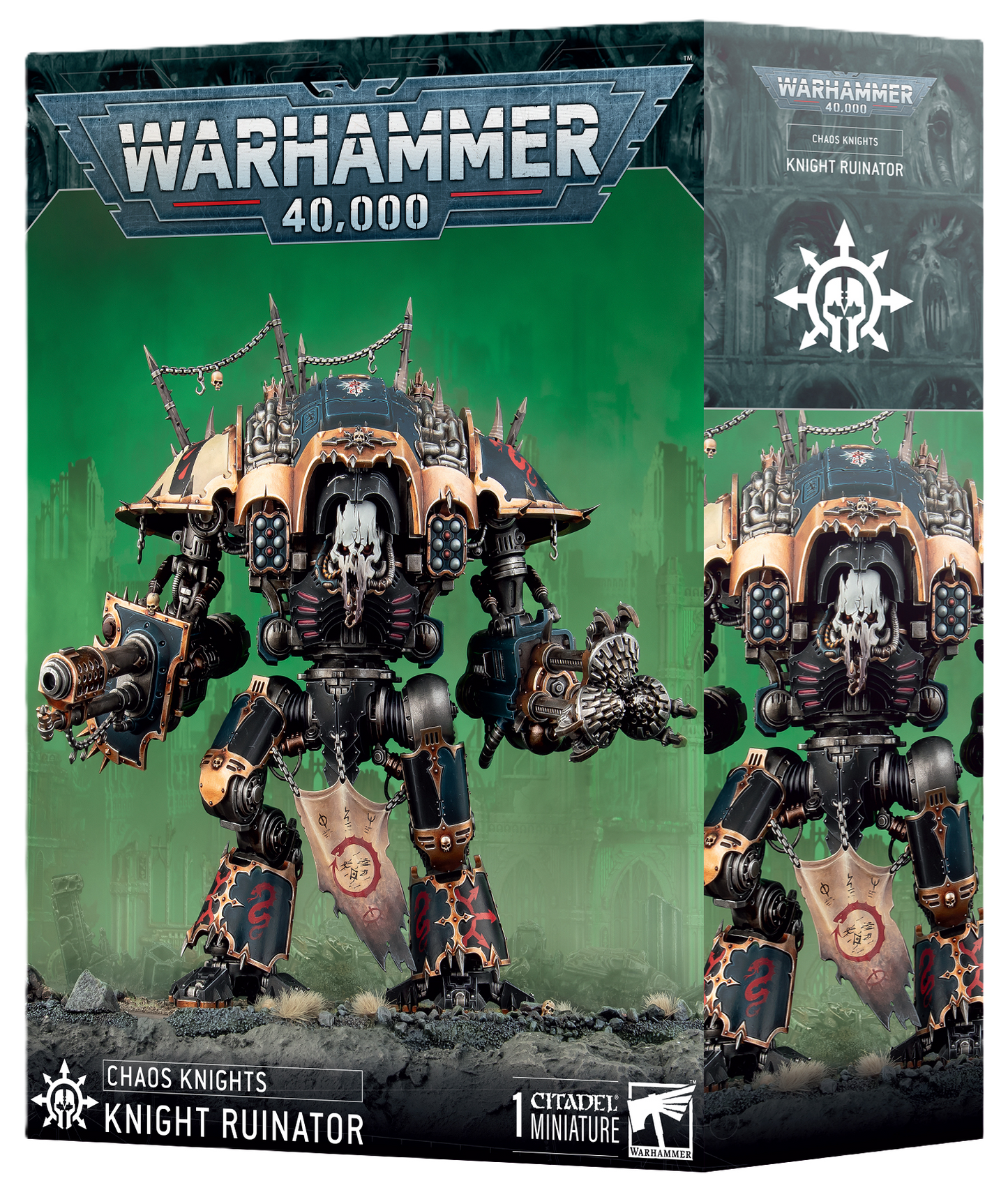40K - CHAOS KNIGHTS: CHAOS KNIGHT RUINATOR (Cut-Off 14-6)
