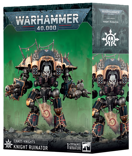 40K - CHAOS KNIGHTS: CHAOS KNIGHT RUINATOR (Cut-Off 14-6)