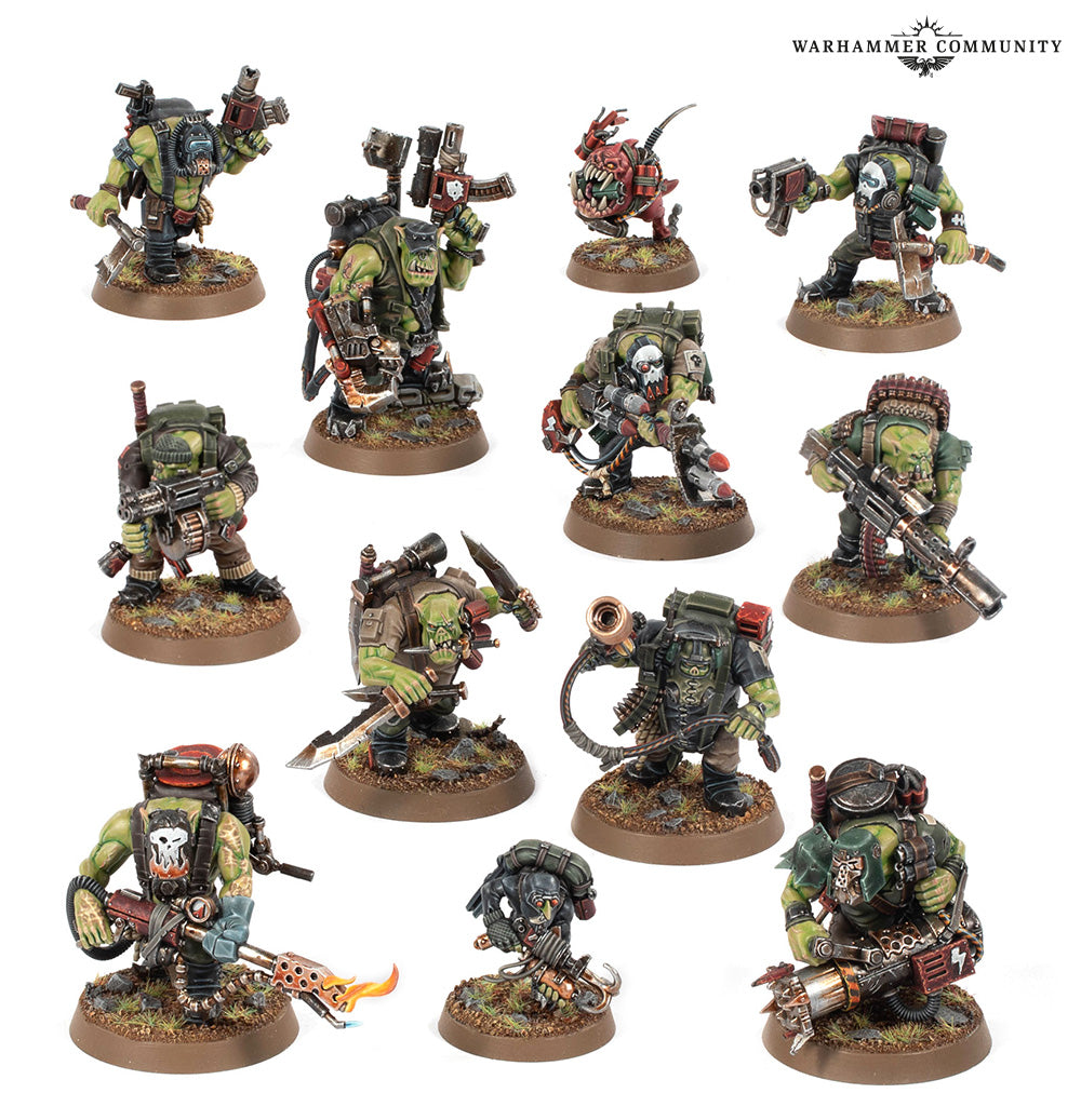 (Pre-Order) 40K - ORKS: KOMMANDOS (Cut-Off  - 06-09-2025)