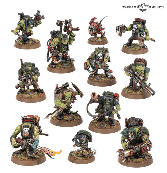 (Pre-Order) 40K - ORKS: KOMMANDOS (Cut-Off  - 06-09-2025)