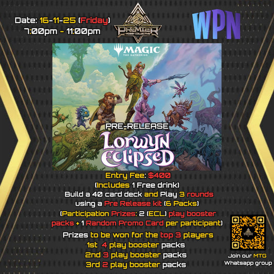 MTG - Pre-Release "Lorwyn Eclipsed (ECL)" (Event Ticket)