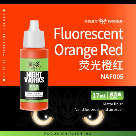 (NightWorks) Fluo Color (Fluorescent Layer) Fluorescent Orange Red