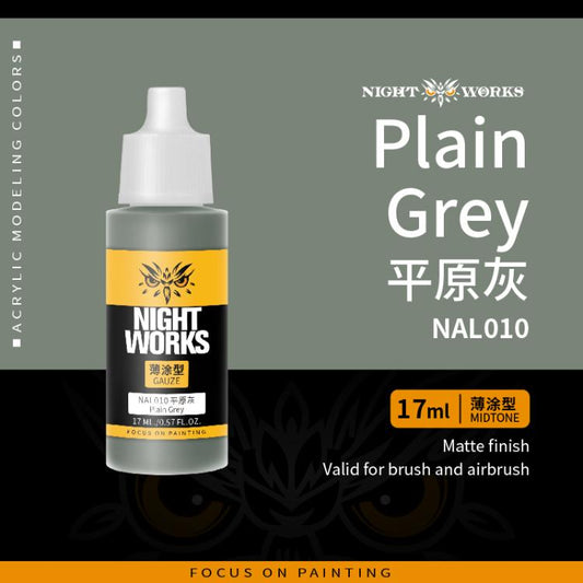 (NightWorks)  Midtone Color (Layer) Plain Grey