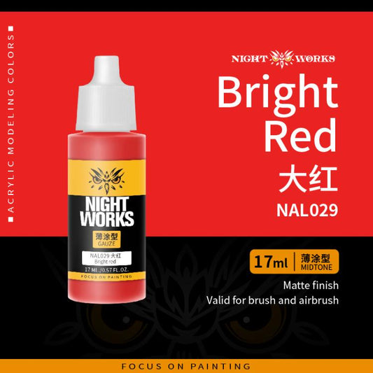(NightWorks)  Midtone Color (Layer) Bright Red